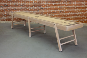 Lean-to Shuffleboard Table
