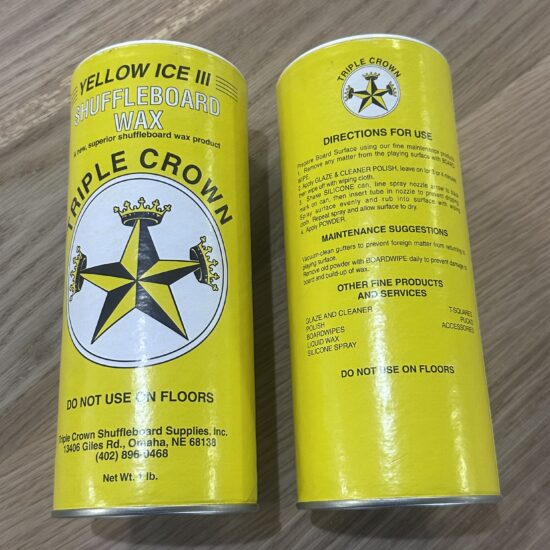 Triple Crown Yellow Ice III Shuffleboard Powder