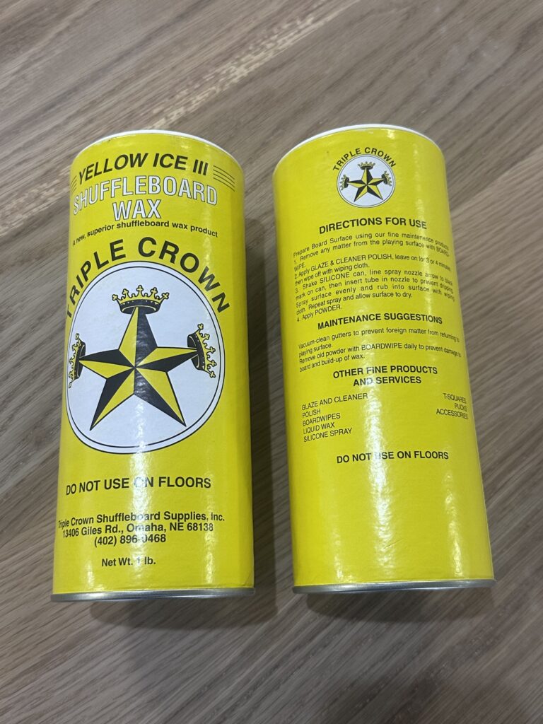 Triple Crown Yellow Ice III Shuffleboard Powder