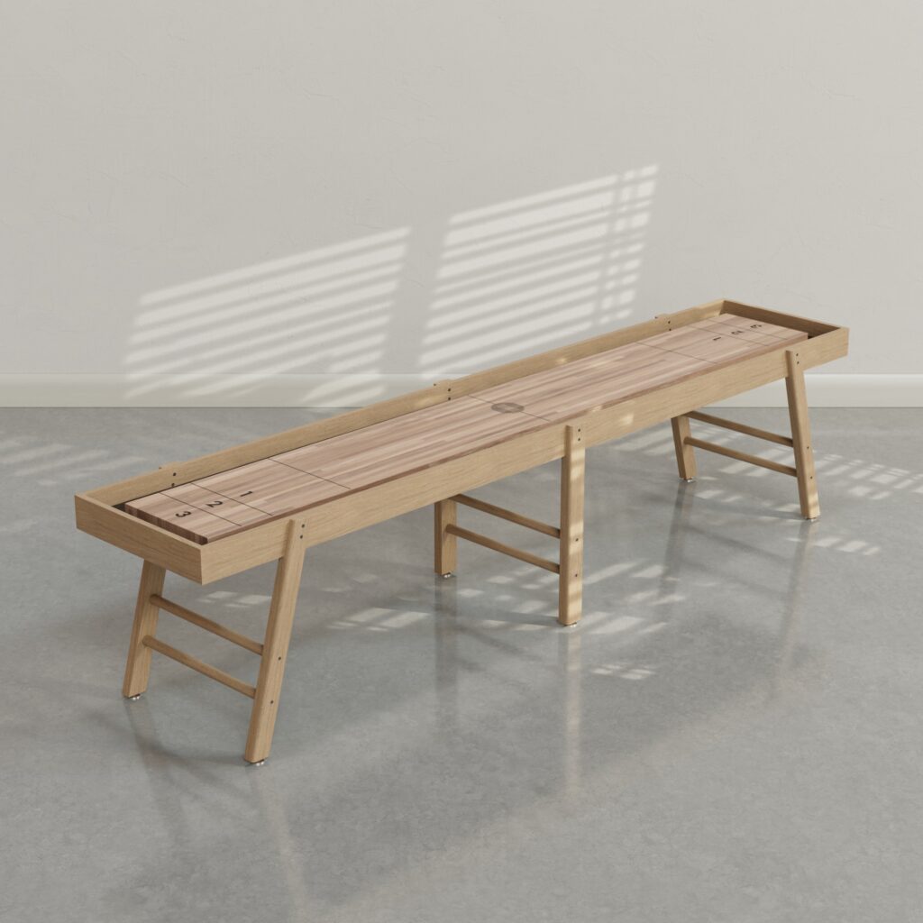 District Mills Lean-To Shuffleboard Table
