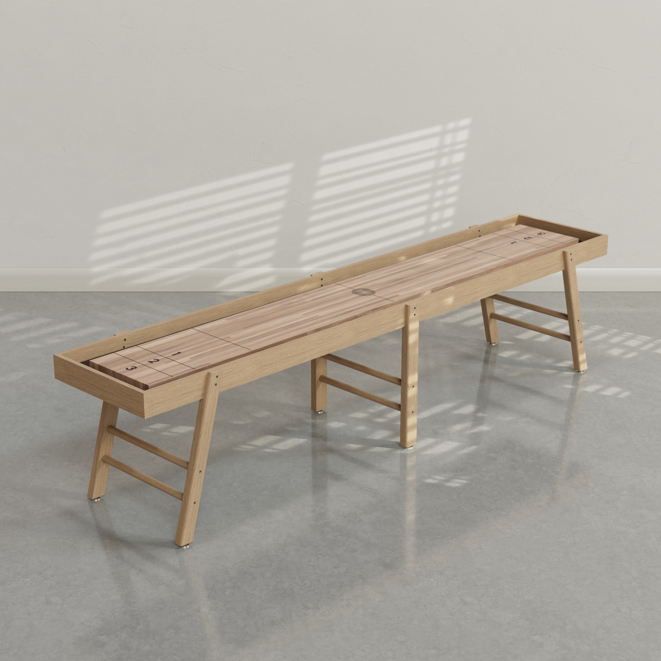 District Mills Lean-To Shuffleboard Table