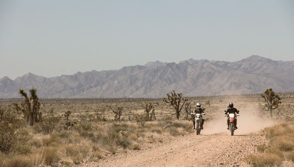 Riding dirtbikes in Arizona
